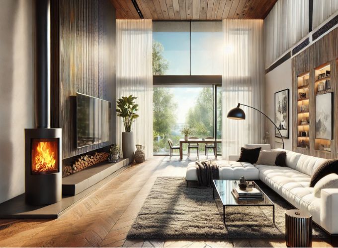 wood stove